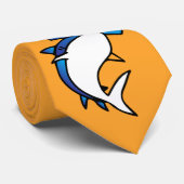 おもしろいブルーハムメルヘッドシャーク漫画のネックタイ ネクタイ (ロール)