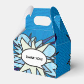 おもしろいブルーモダントレンディー漫画ブックany年齢誕生日 フェイバーボックス (裏面サイド)