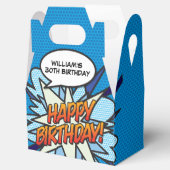 おもしろいブルーモダントレンディー漫画ブックany年齢誕生日 フェイバーボックス (オープン)