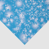 おもしろいブルー抽象芸術インクすごいスプラッシュパターン 薄葉紙 (詳細)