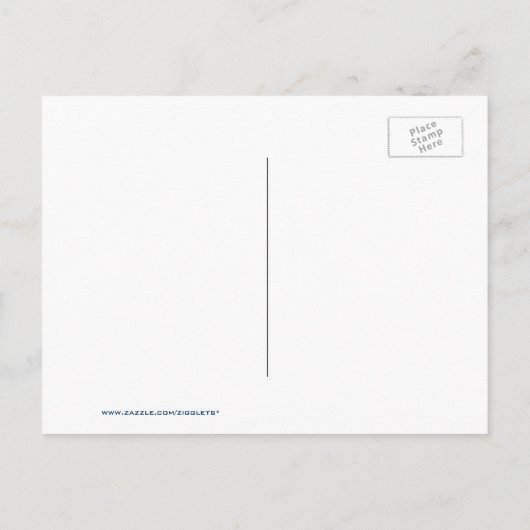 おもしろいブルー水玉模様パーティーまたは懇親会日付の保存 案内ポストカード (裏面)