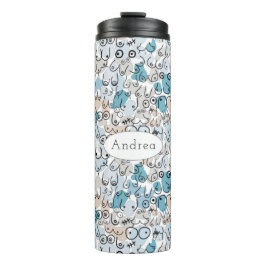 おもしろいブルー タンブラー