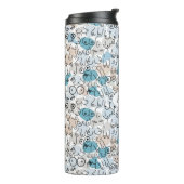 おもしろいブルー タンブラー (回転左)