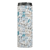 おもしろいブルー タンブラー (裏面)