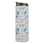 おもしろいブルー タンブラー (回転右)