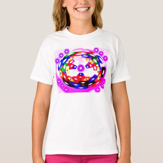おもしろいブロックファッション Tシャツ (正面)