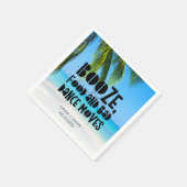 おもしろいブーゼバッドダンスモーブメントビーチ結婚式 スタンダードカクテルナプキン (角)