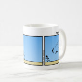おもしろいブーメランStickman Mug - 005 コーヒーマグカップ (正面右)