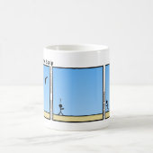 おもしろいブーメランStickman Mug - 005 コーヒーマグカップ (中央)