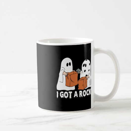 おもしろいブー幽霊怖い得I A Rock Halloween コーヒーマグカップ (右)