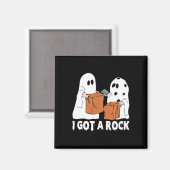 おもしろいブー幽霊怖い得I A Rock Halloween マグネット (正面/裏面)