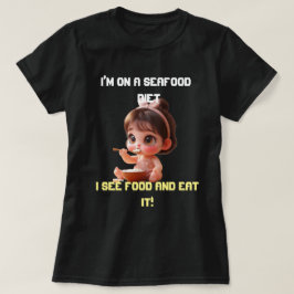 おもしろいプラスTシャツ | 食べ物と Tシャツ