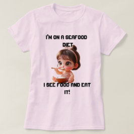 おもしろいプラスTシャツ | 食べ物と Tシャツ