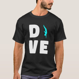 おもしろいプラットフォームダイバースプリングボードダイビング Tシャツ