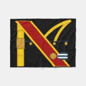 おもしろいプリンス魅力的衣装ハロウィーン少年 フリースブランケット (正面(横))