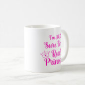 おもしろいプリンセス99.9%確かにプリンセスだ実在 コーヒーマグカップ (正面右)