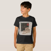 おもしろいプレイグラウンドボール漫画の子供時代のスローガン Tシャツ (正面フル)