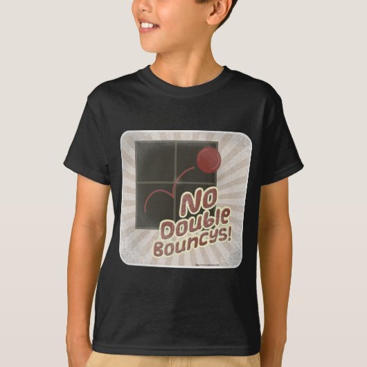 おもしろいプレイグラウンドボール漫画の子供時代のスローガン Tシャツ (正面)