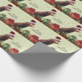 おもしろいプレゼント付きクリスマス ラッピングペーパー (角)