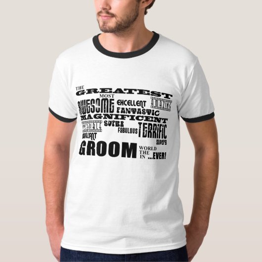 おもしろいプレゼント素晴らしGroom Tシャツ (正面)