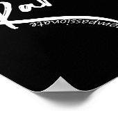 おもしろいプロのグラフィックティーがSchに戻る ポスター (角)