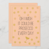 おもしろいプロセッコ毎日クリスマス シーズンカード (正面/裏面)