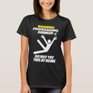 おもしろいプロフェッショナルドリンカーダイブバーパブクロールT Tシャツ