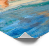 おもしろいプールのピン留め ポスター (角)