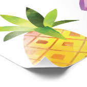 おもしろいプールパーティーのウェルカムサイン フォトプリント            (角)