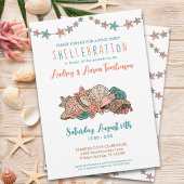 おもしろいプールパーティーカップルビーチベビーシャワー 招待状