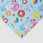 おもしろいプールパーティースイミング誕生日 薄葉紙 (詳細)