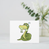 おもしろいヘビ ポストカード (スタンド正面)