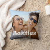 おもしろいベスティータイポグラフィカスタムフォトピロー クッション (ブランケット)