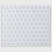 おもしろいベビーのコーディ外側タイポグラフィブルー ラッピングペーパー (フラット)