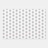 おもしろいベビーの銀外グリッター ラッピングペーパーシート (正面3)