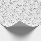 おもしろいベビーの銀外グリッター ラッピングペーパー (角)