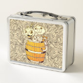 おもしろいベビーサル メタルランチボックス (裏面)