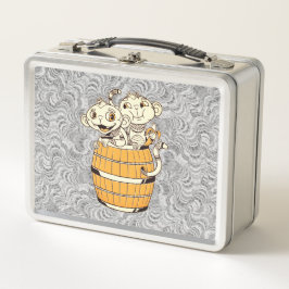 おもしろいベビーサル メタルランチボックス