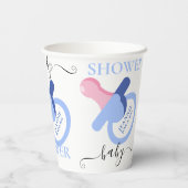 おもしろいベビービンキー式ベビーシャワー 紙コップ (裏面)