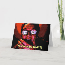 「おもしろいベビーブーマー」誕生日 カード