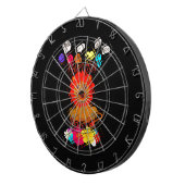 おもしろいベビーライオンキング:ハクナマタタアートデザイン ダーツボード (正面右)