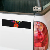 おもしろいベビーライオンキング:ハクナマタタアートデザイン バンパーステッカー (トラック上)