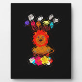 おもしろいベビーライオンキング：ハクナマタタアートデザイン フォトプラーク (正面)