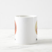 おもしろいベビー初めてのクリスマスパーソナライズされたベビー写真 コーヒーマグカップ (中央)