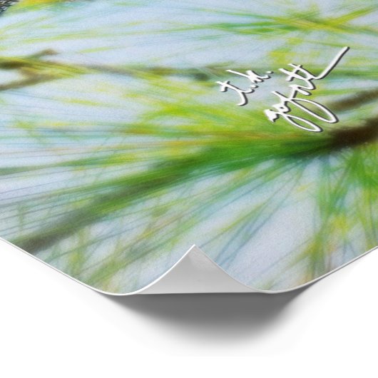 おもしろいベビー素晴らし角フイルズワイルドライフファインアート ポスター (角)