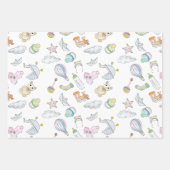 おもしろいベビー ラッピングペーパーシート (正面3)