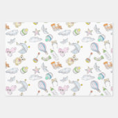 おもしろいベビー ラッピングペーパーシート (正面)