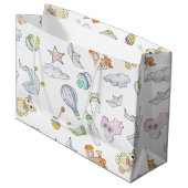 おもしろいベビー  ラージペーパーバッグ (正面アングル)