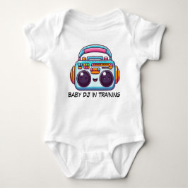 おもしろいベビーDJ in Training Bodysuit ベビーボディスーツ