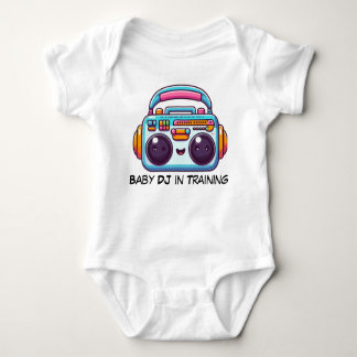 おもしろいベビーDJ in Training Bodysuit ベビーボディスーツ